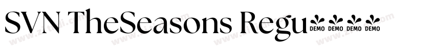 SVN TheSeasons Regu字体转换
